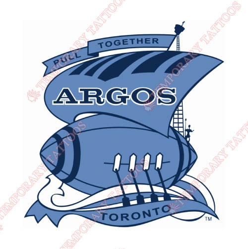 Toronto Argonauts Customize Temporary Tattoos Stickers NO.7622